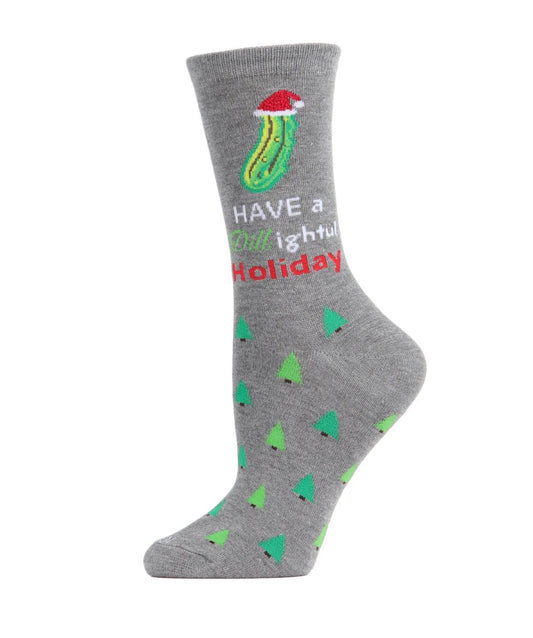Dill Lightful Holiday Crew Socks