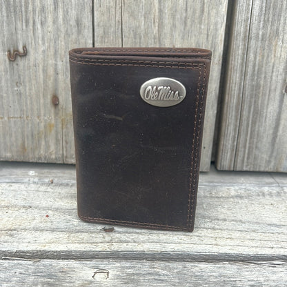 Zep-Pro + Light Brown Crazy Horse TriFold Wallet