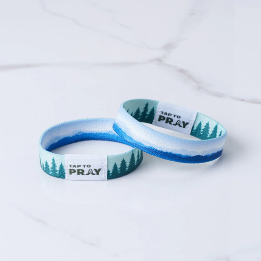 Tap to Pray - Wristband - Mountains & Forests