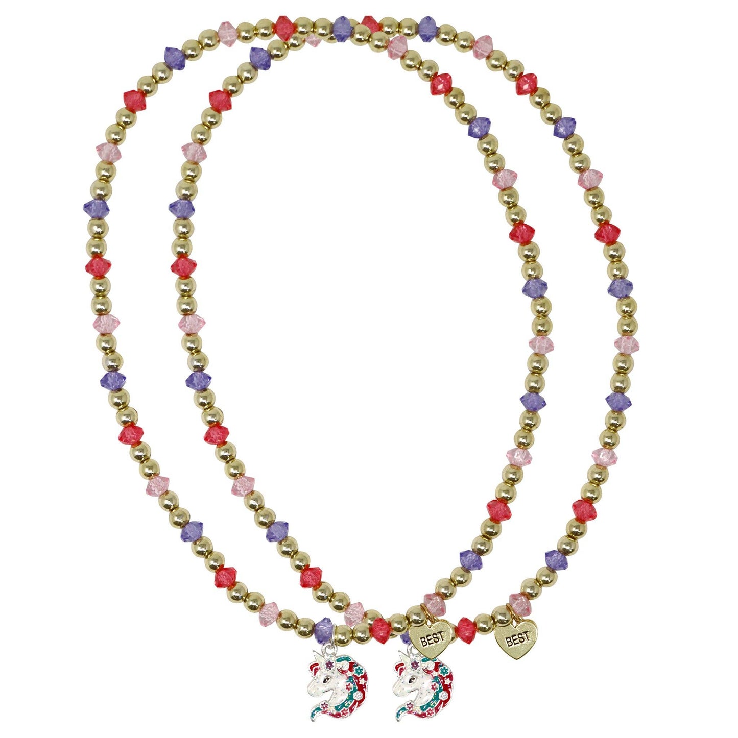BFF Unicorn Necklace Set
