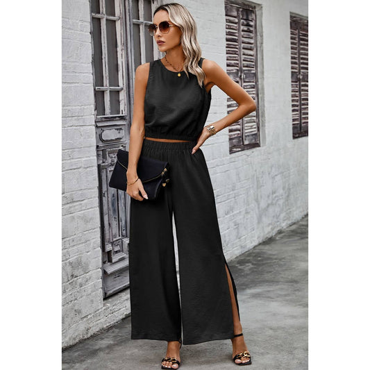 Two Piece Sleeveless Set