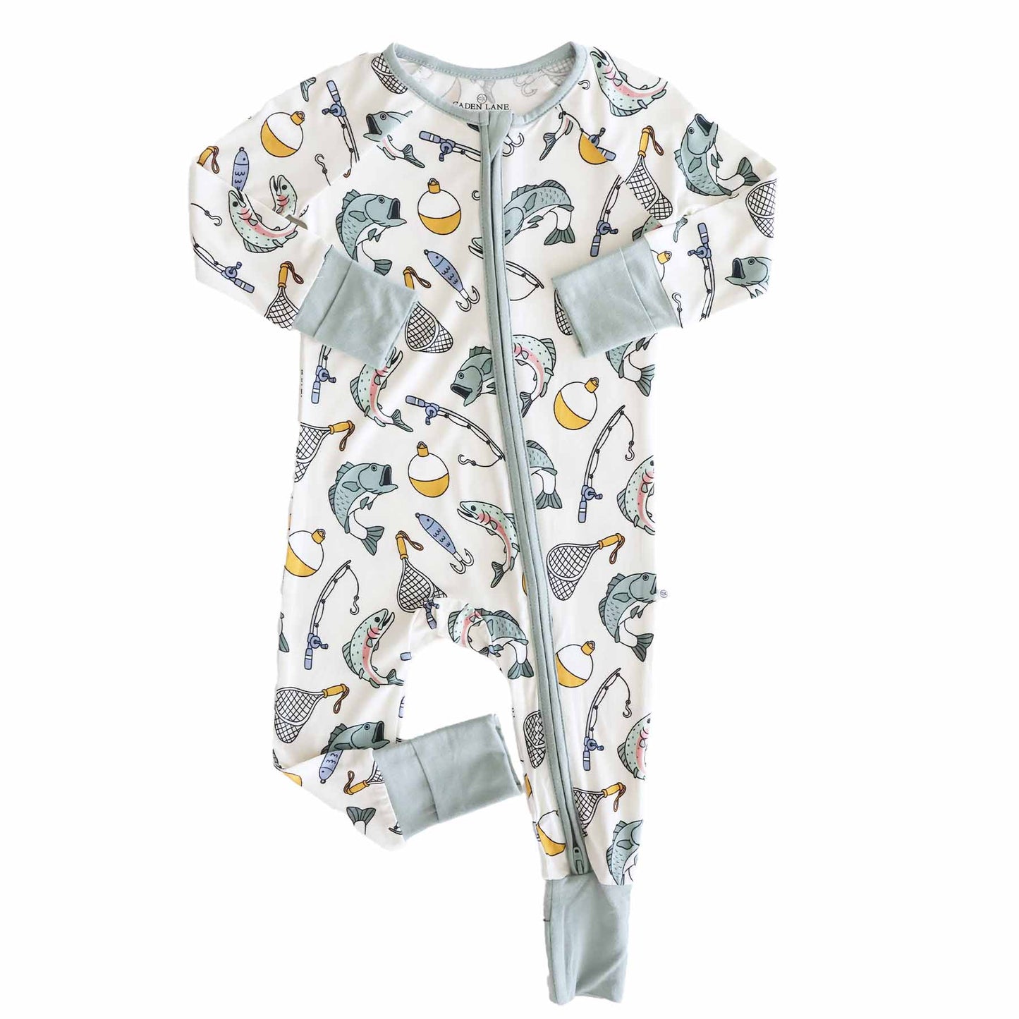 Catch of the Day Convertible Zip Romper