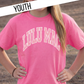 Youth Lulu Mac Neon Pink + Polka Dot Tee