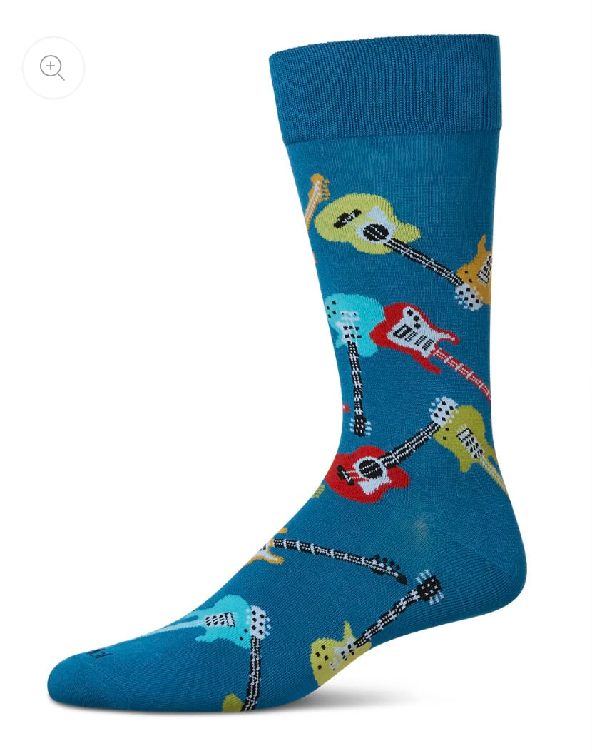 Guitars Men’s Bamboo Socks