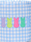 Boys Rabbit Print Checked Easter Basket