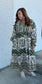 Olive Mix Tiered Maxi Dress