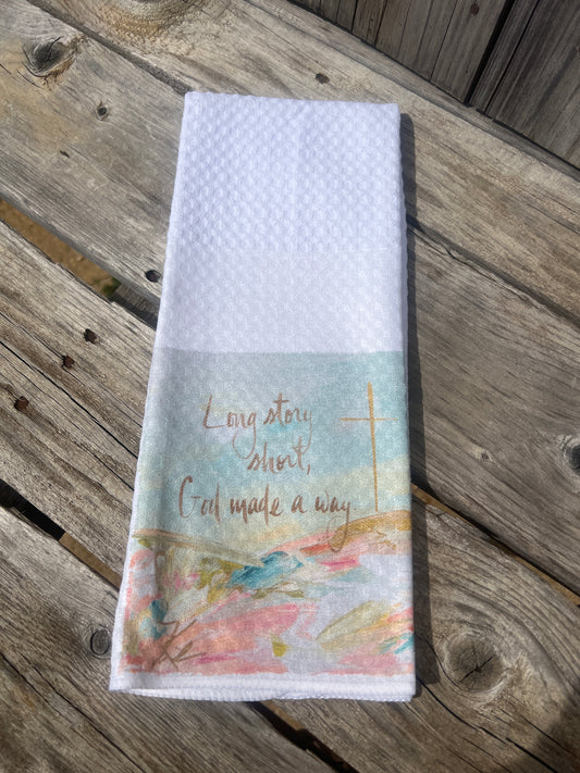 God Made a Way Tea Towel