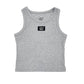LULU MAC SOLID TANK TOPS: SPORT GREY