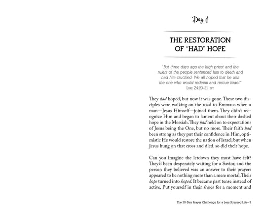 30-Day Prayer Challenge for A Less-Stressed Life