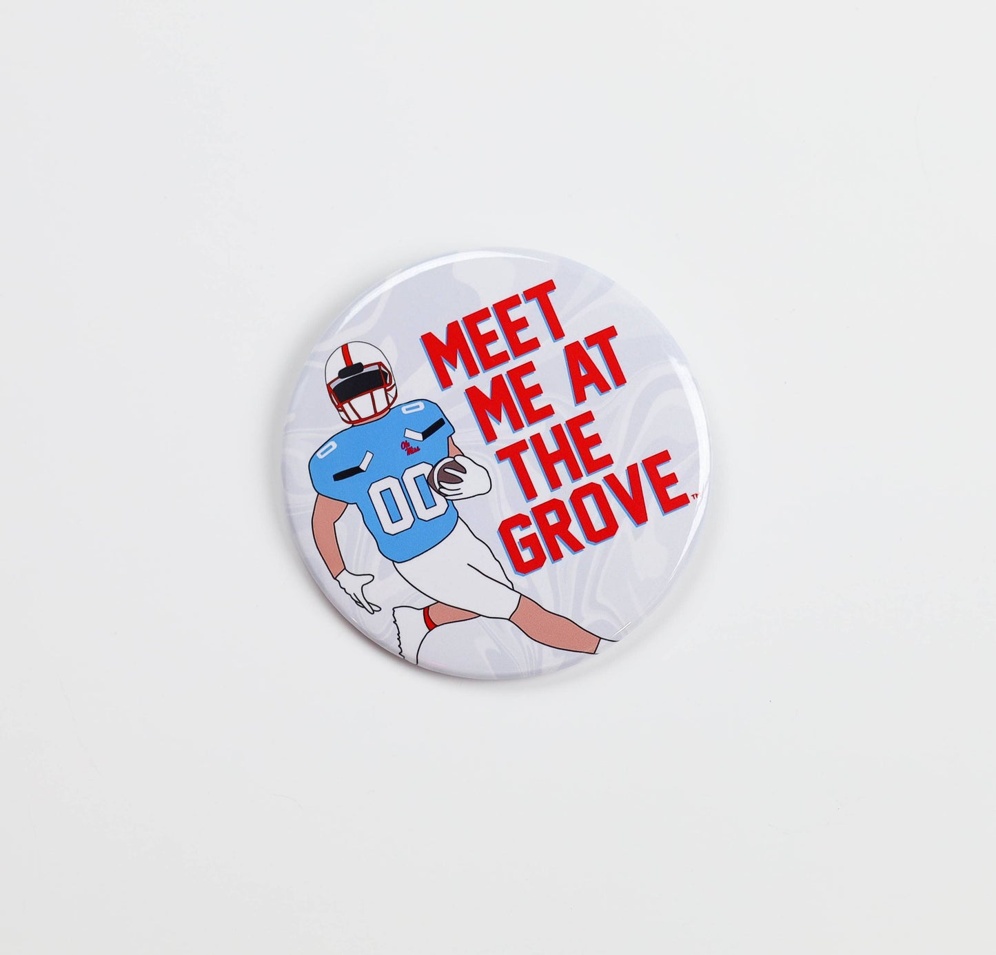Gameday Pins | MEET ME AT THE GROVE FBALL PLAYER
