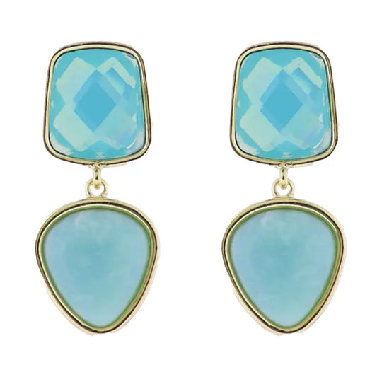 Mint Gemstone Earrings