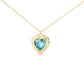 Birthstone Heart Necklaces