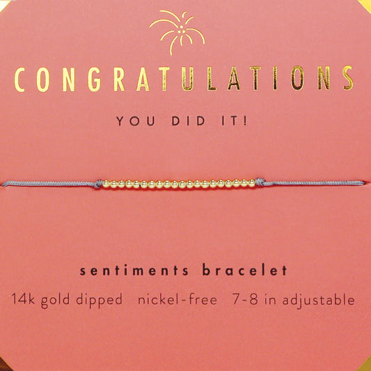 Congratulations Bracelet