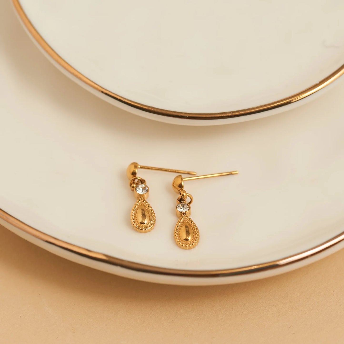 Teardrop Dangle Stud