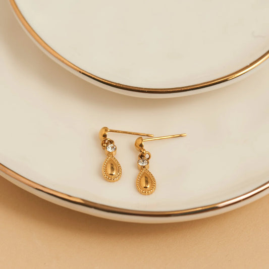 Teardrop Dangle Stud