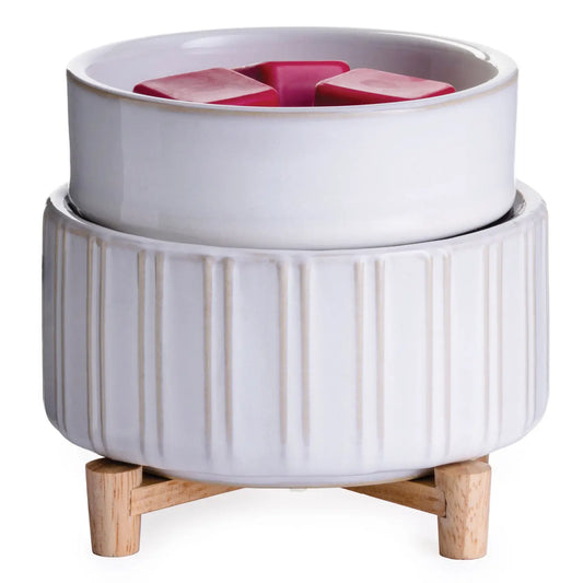 Ceramic Wood 2-in-1 Fragrance Warmer