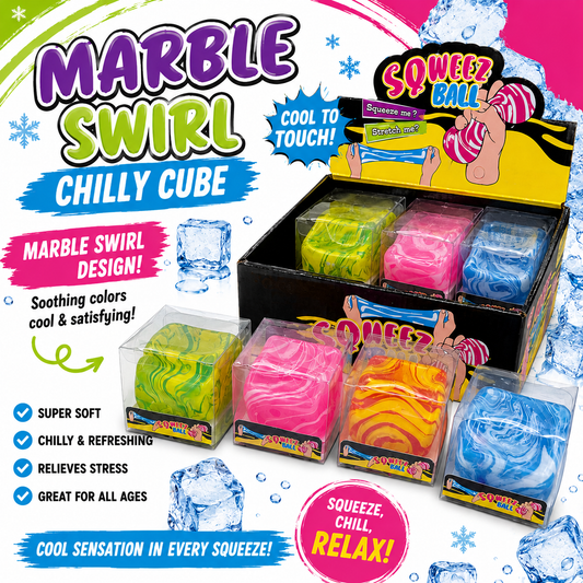 Marble Swirl Chilly Cube Squish
