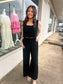 Two Piece Square Neck Sleeveless Set