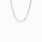 Five Layered Round Snake Chain Necklace: Gold