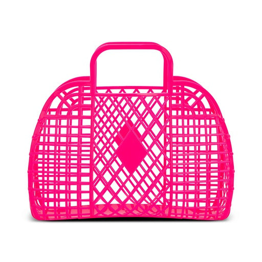 Neon Pink Large Jelly Bag
