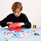 Puzzle By Number Activity Pad - Transportation