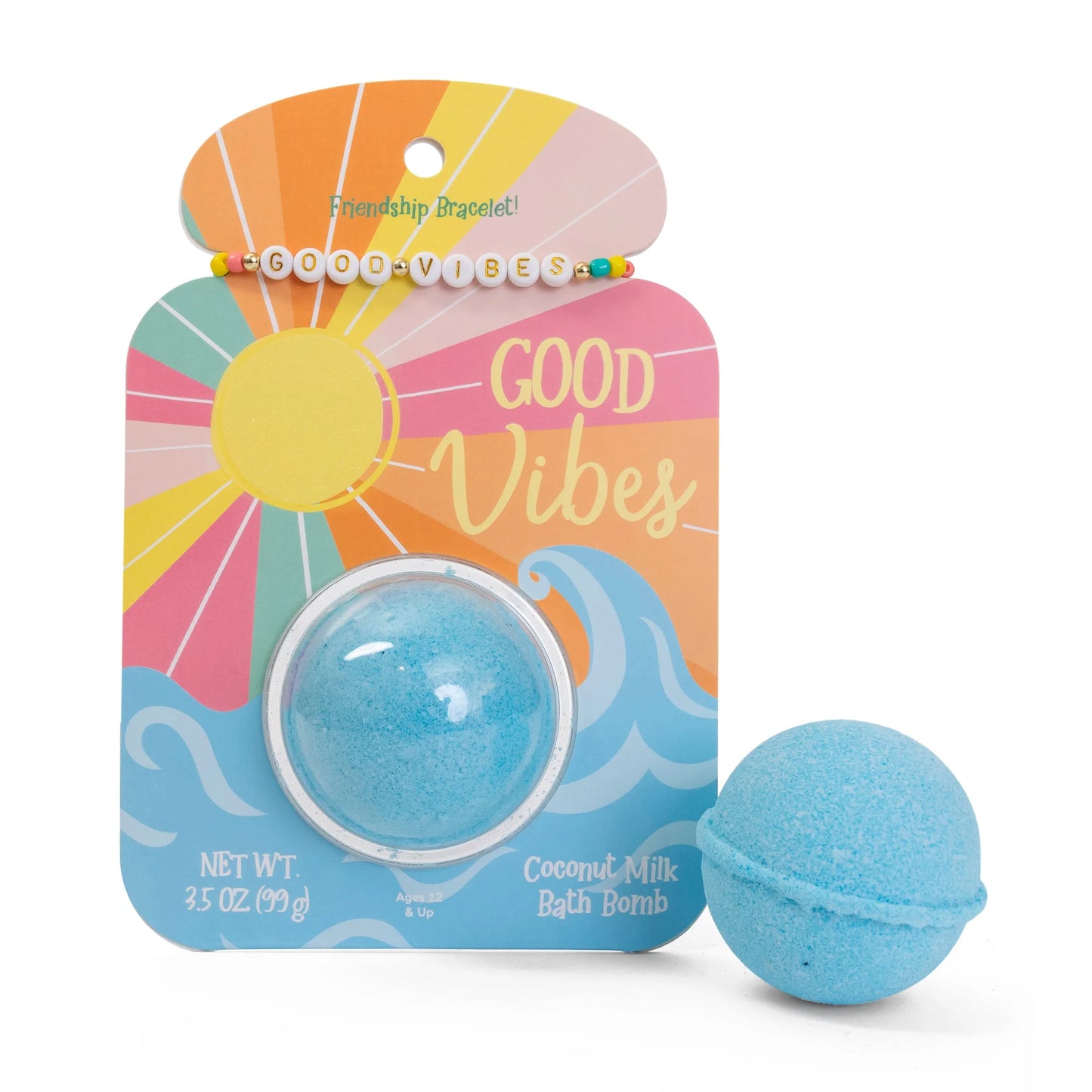 Clamshell Bathbomb + Friendship Bracelet