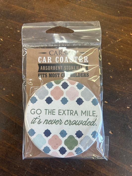 The Extra Mile - Car Coaster