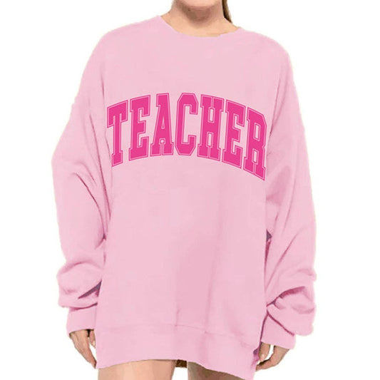 Teacher Pink Light Weight Sweatshirt