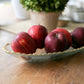 Fairbanks Oval Platter - Clear + Gold