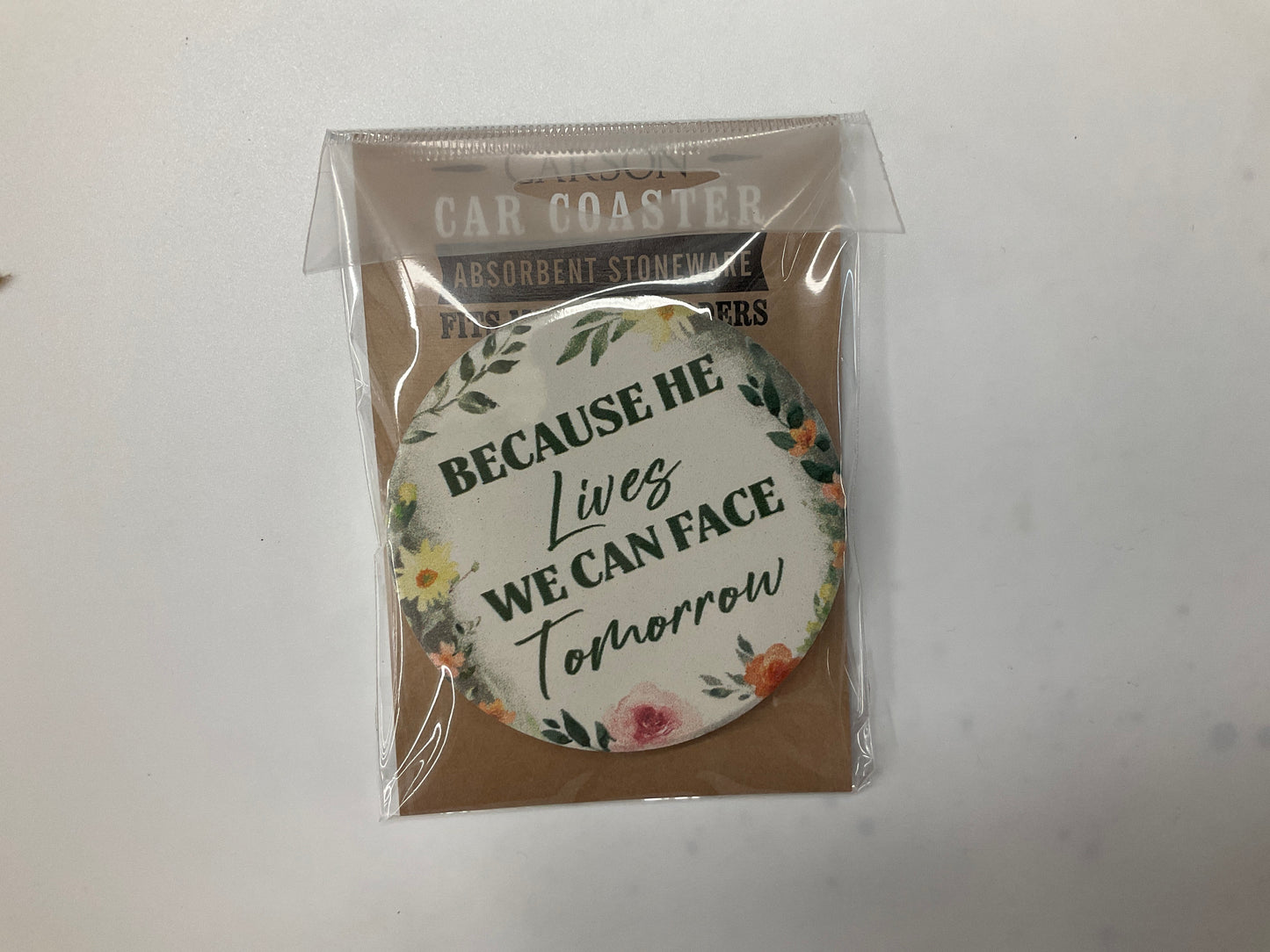 Car Coasters - Face Tomorrow