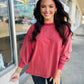 Rosewood Mineral Wash Oversized Top