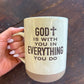 God Is With You Pottery Mug