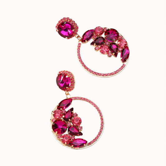 Fantastic Fuchsia Earrings