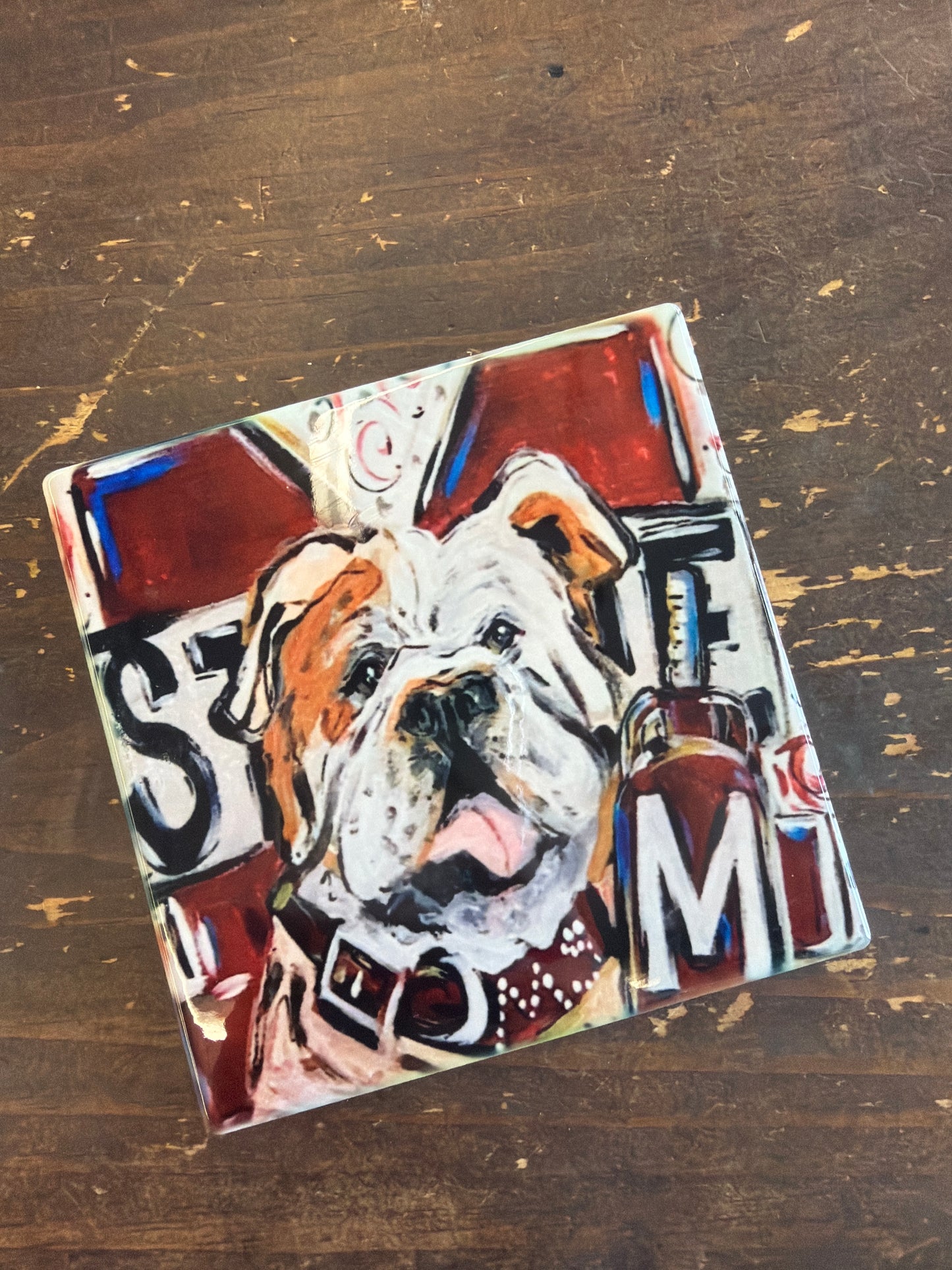 MSU Bulldogs Coaster