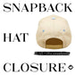 2-Tone Cap - Literally Just A Girl-Stripes-Light Blue/Beige