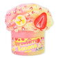 Strawberry Banana - Cloud Textured Slime