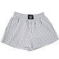 GINGHAM BOXER SHORT: GREY