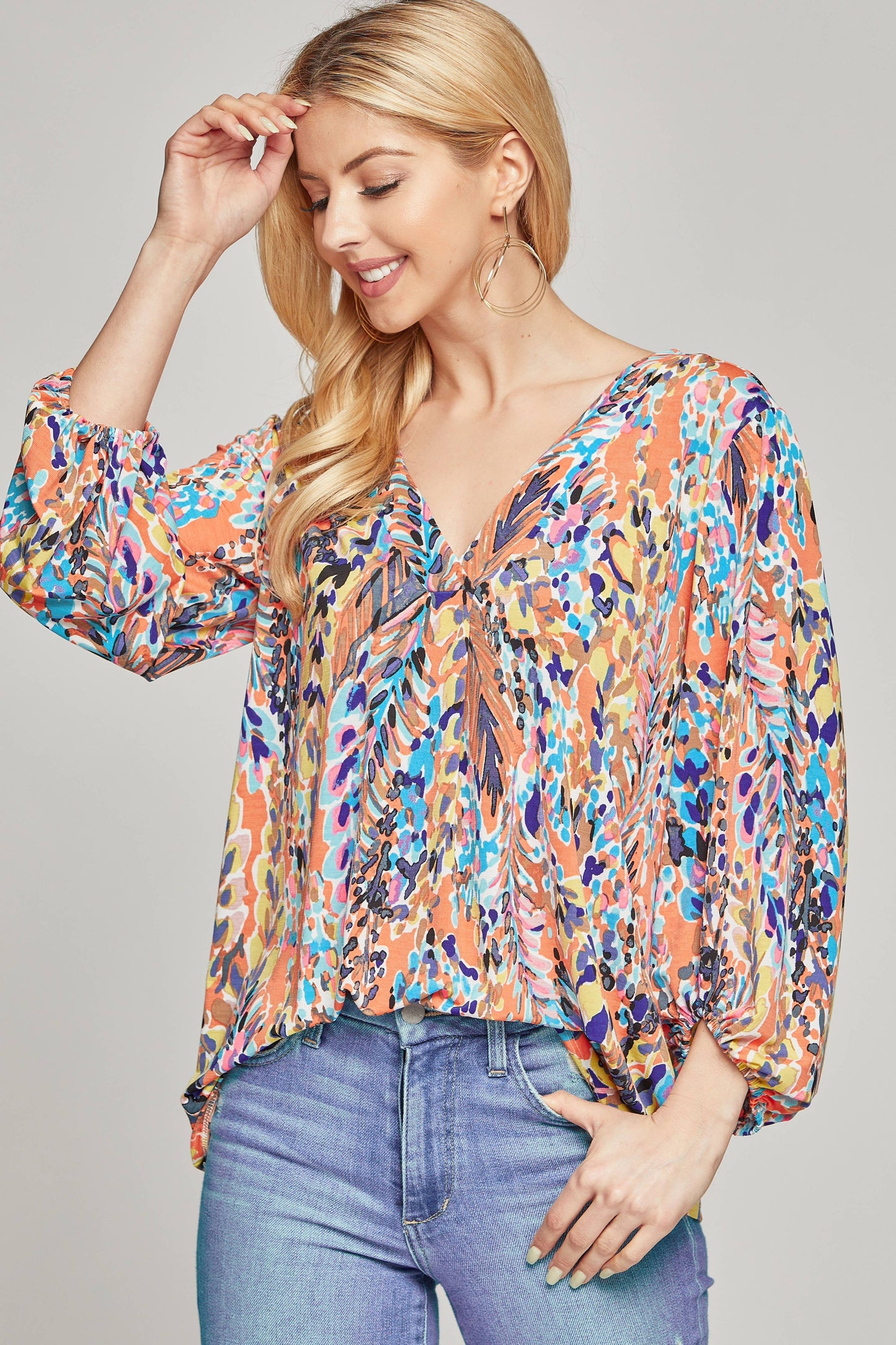 Floral Balloon Top