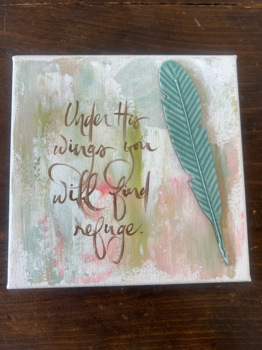 Under His Wings Canvas