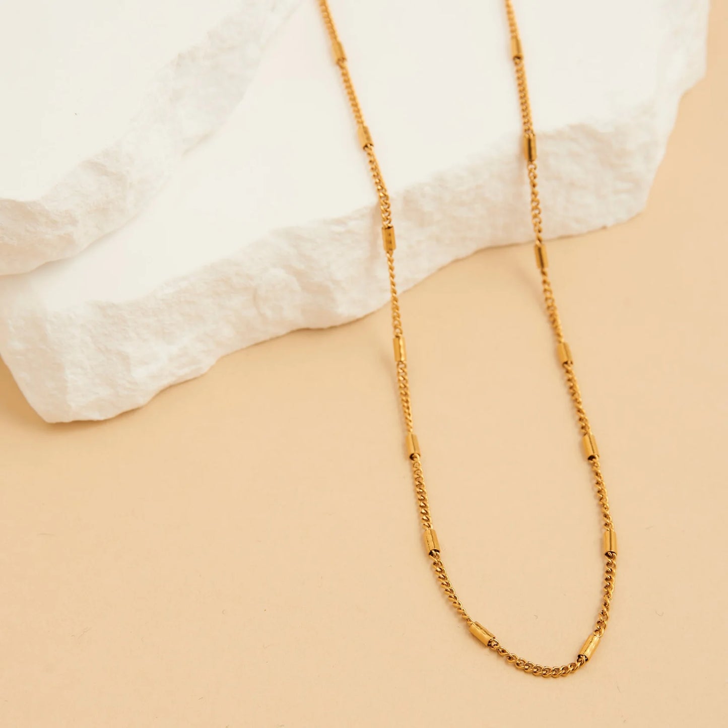 Bar Satellite Chain Necklace