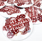 Get Up - Maroon/Grey - Game Day Button
