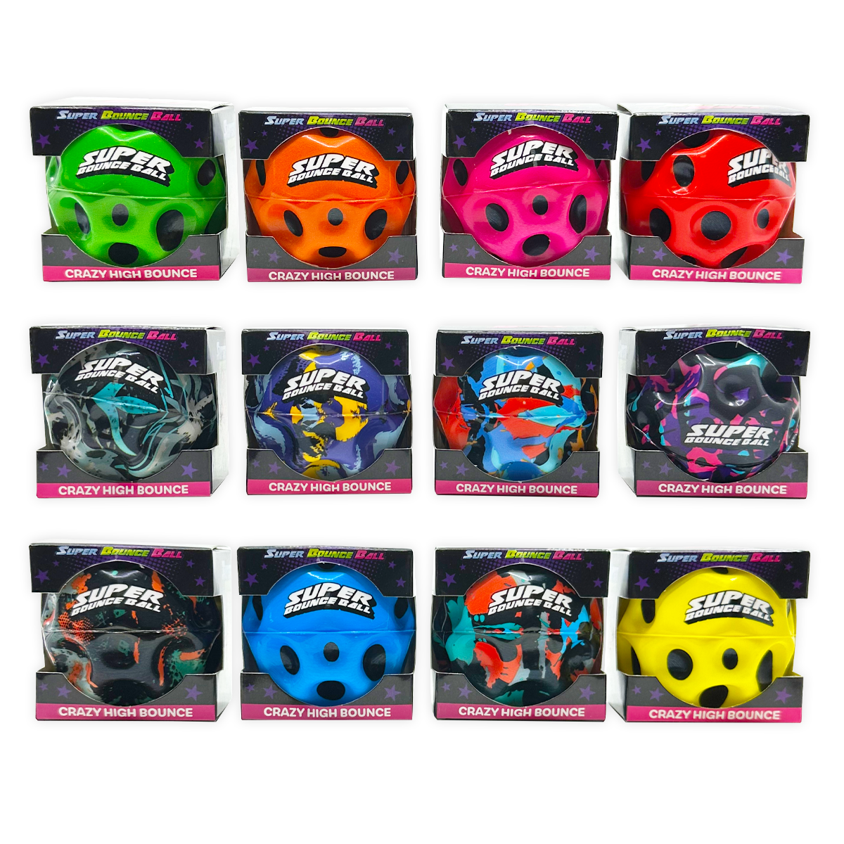 So Much Fun! Super Bounce Ball Boxed Assortment -