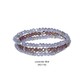 Kids Mini Crystal Stretch Bracelet Set - Lavender Mist