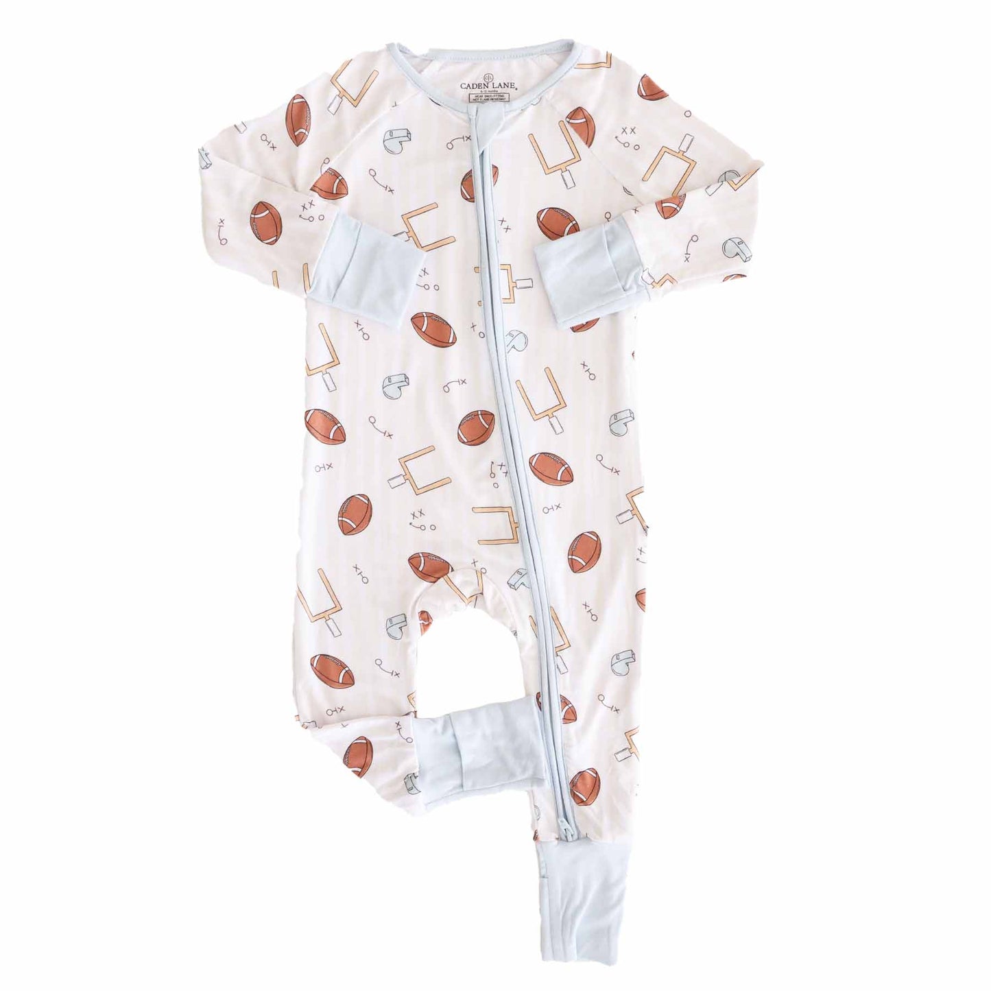 Tiny Touchdowns Convertible Zip Romper