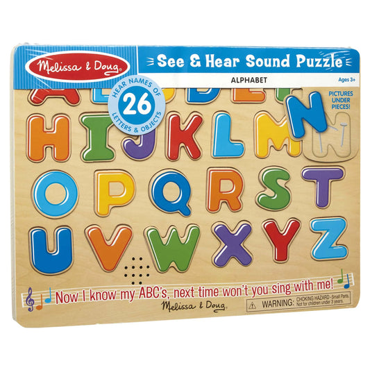 Alphabet See & Hear Sound Puzzle - CW