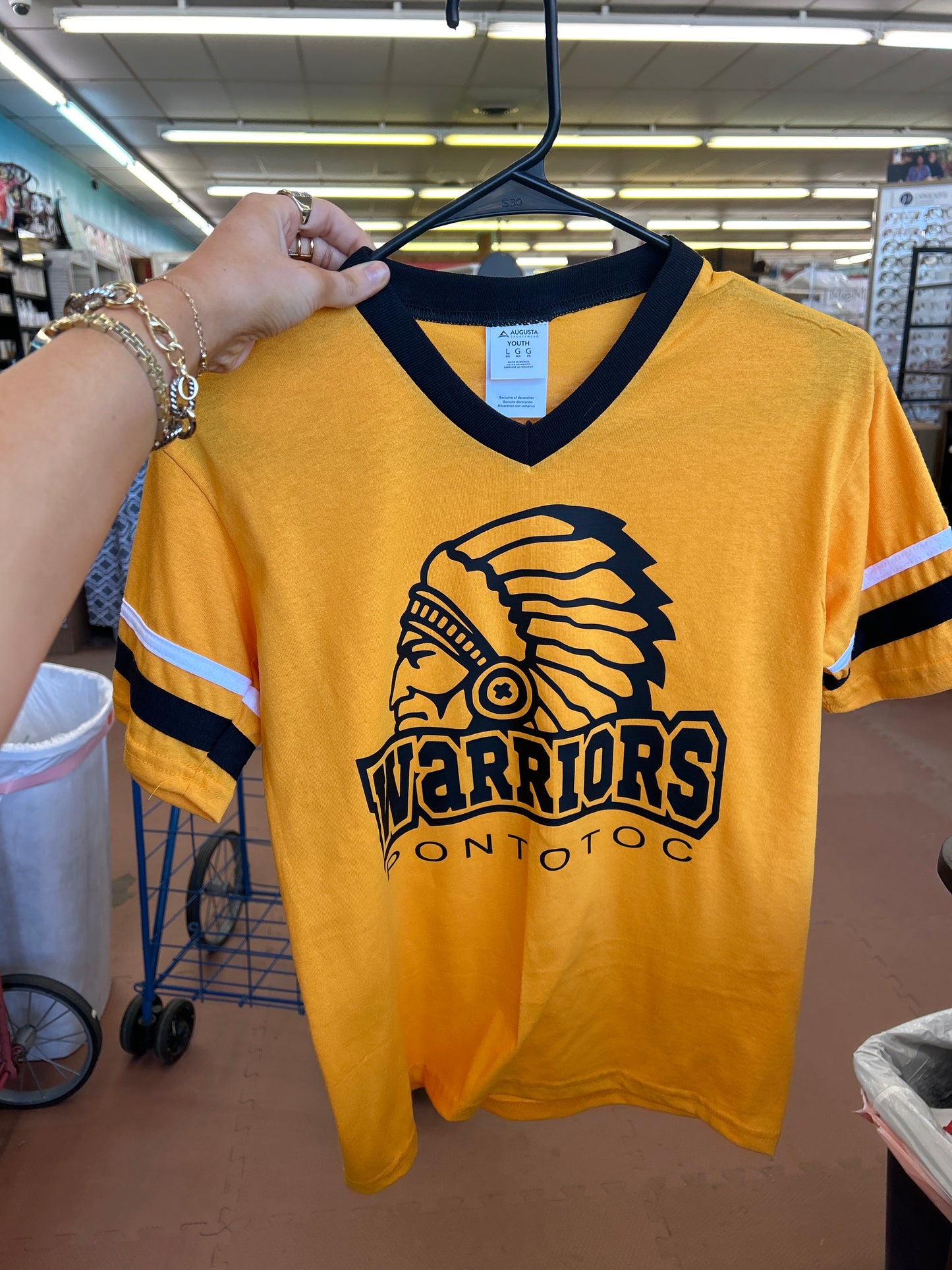 Youth Warrior Head Jersey w/ Black Trim