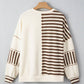 Oversized Stitched Detail Pullover Top