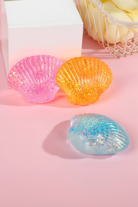 Glitter Seashell Slow Rising Squishy Stress Relief Toy