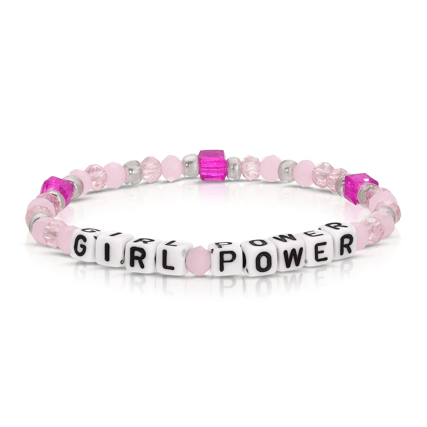 Girl Power - Light Pink Kids Bracelet