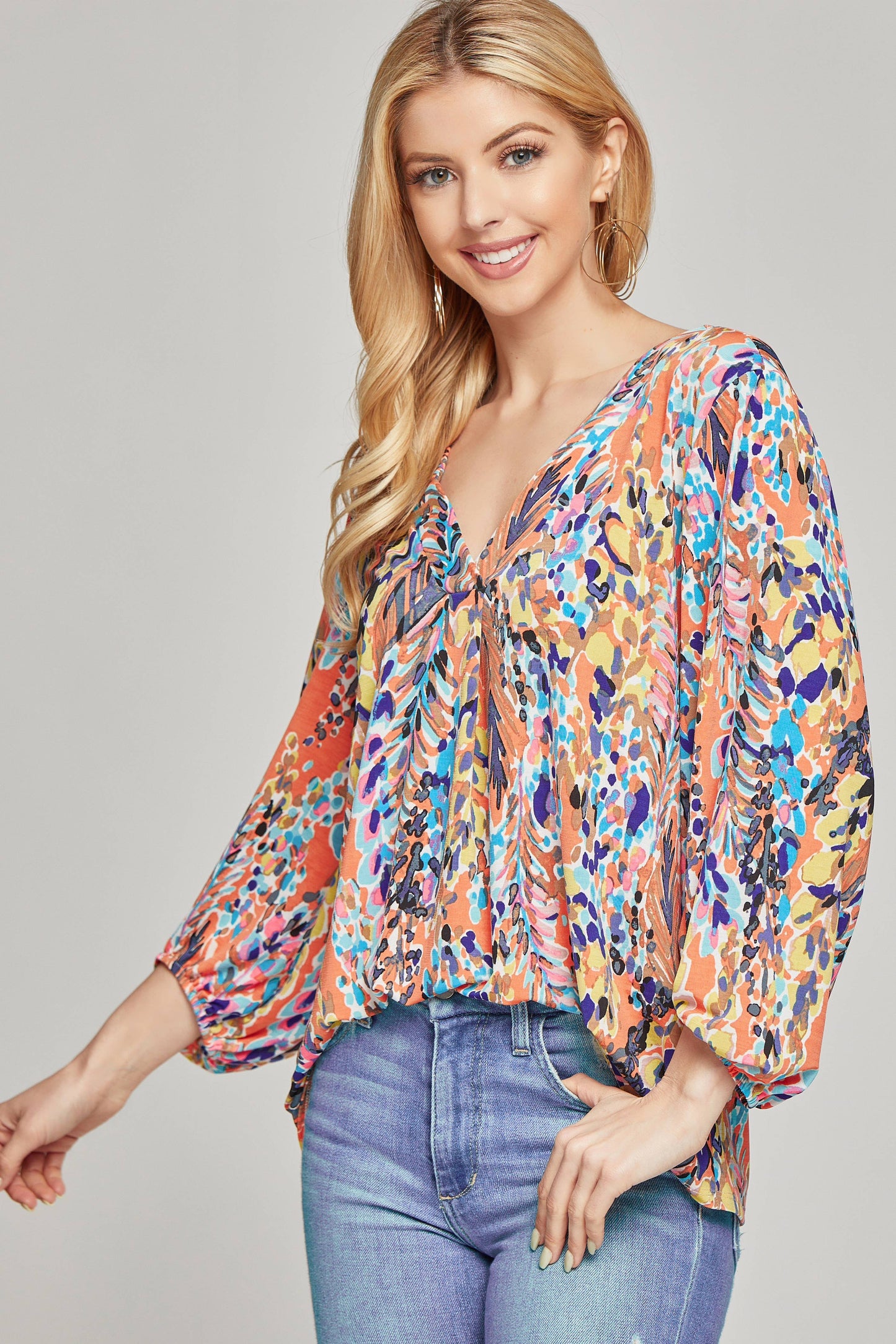 Floral Balloon Top